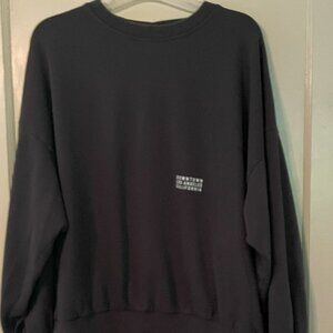 H&M: Oversized Relaxed-fit Dark Grey Sweatshirt
